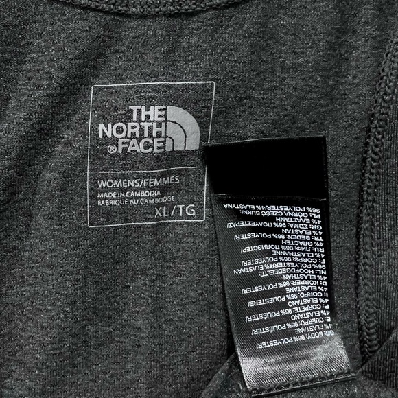The North Face Gray Racerback Dry Fit Knit Athletic Tank Top - Picture 7 of 8
